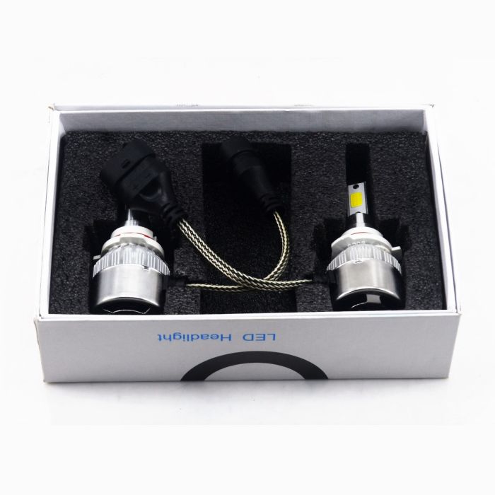 C6 White Led Headlight 36watts 3800LM  - 18W - 9006