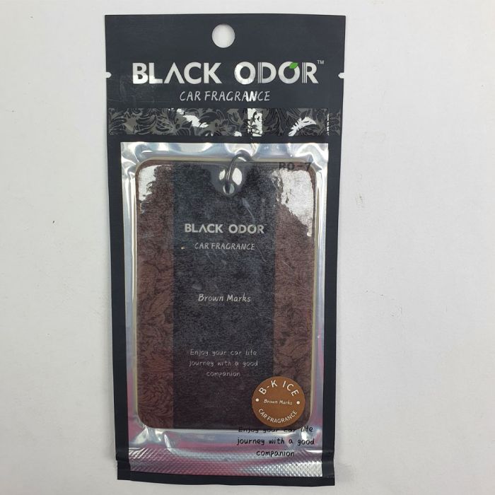 Black Odor Fiber Pad Car & Home Air Freshener