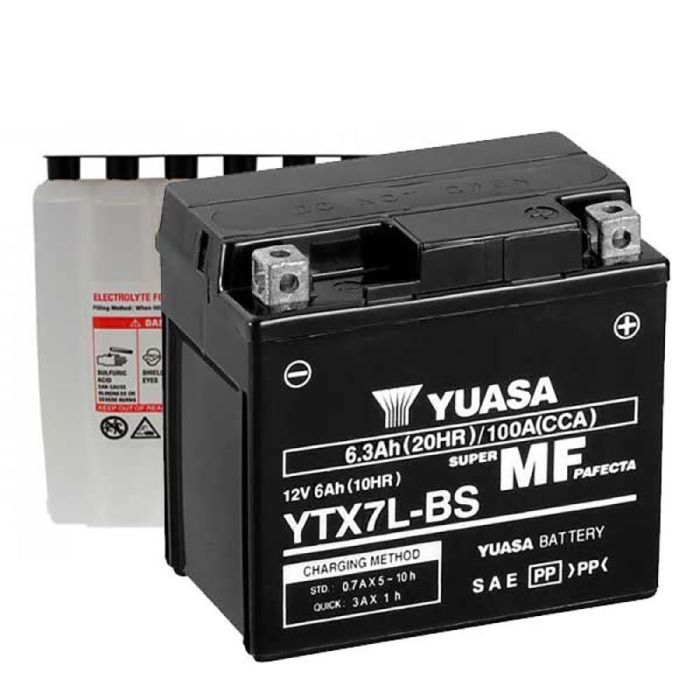 Motorcycle Battery (12v 6Ah) - YTX7L-BS