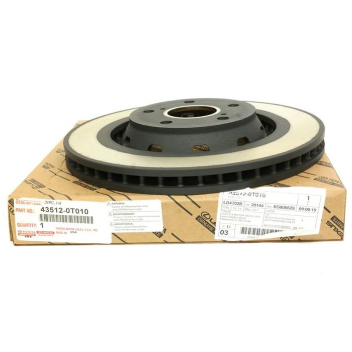 Front Brake Disc - 43512 - 0T010
