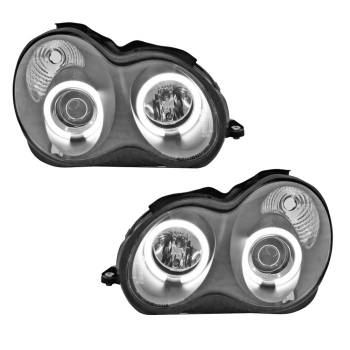 Head Lamp (Crystal, Rim, Grey) (Set) - FT01-0301C2-G