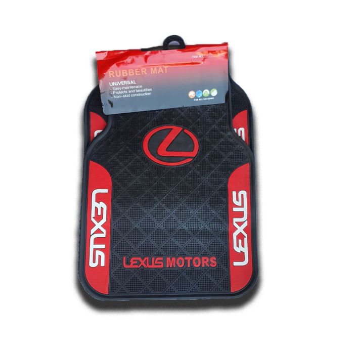 Universal Rubber Footmat - URF024-Lexus