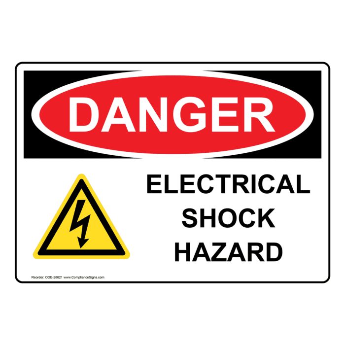 Electrical Hazard Sign - EHS-09