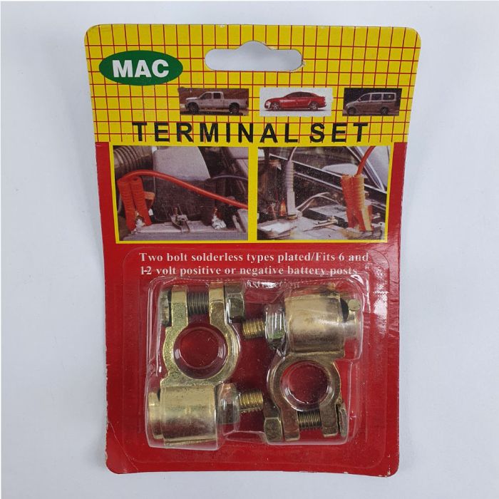Battery Terminal Set-Gold-Mac