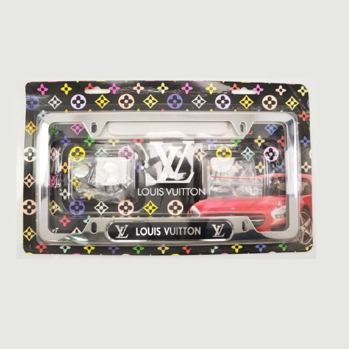 Louis Vuitton License Plate Number Frame  - D213