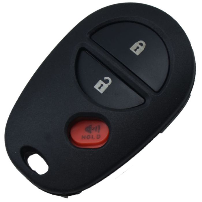 Sienna (3 button) car key - SN5144