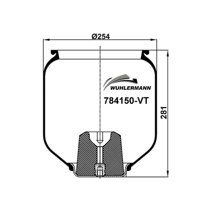 Rolling Lobe Air Springs - 784150-VT