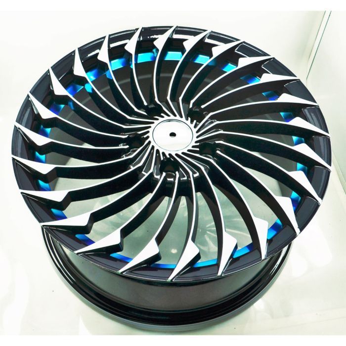 Alloy Wheel (Rim 18), Blue - 1253