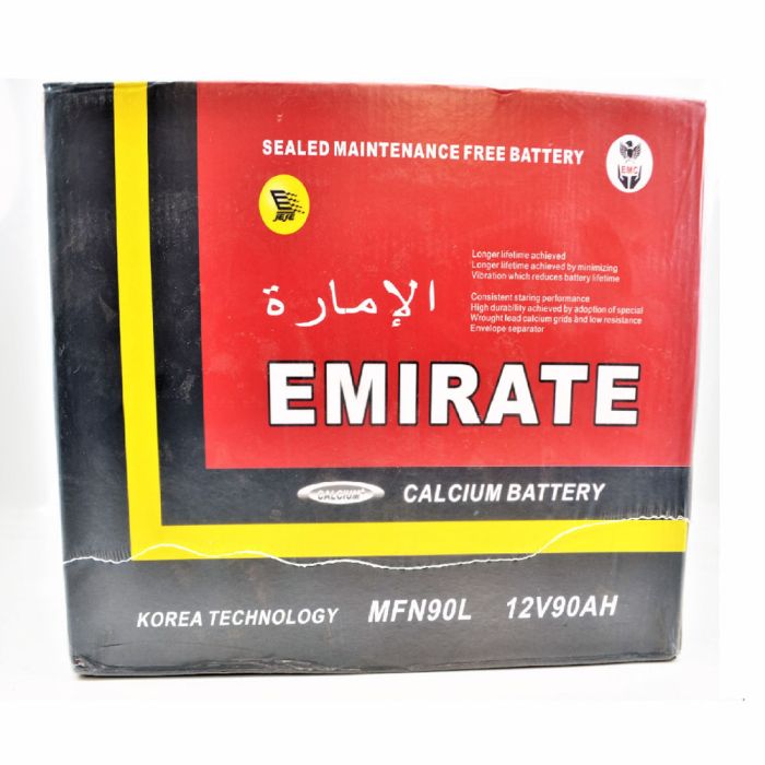 Emirates Battery (12V 90Ah) - MFN90L