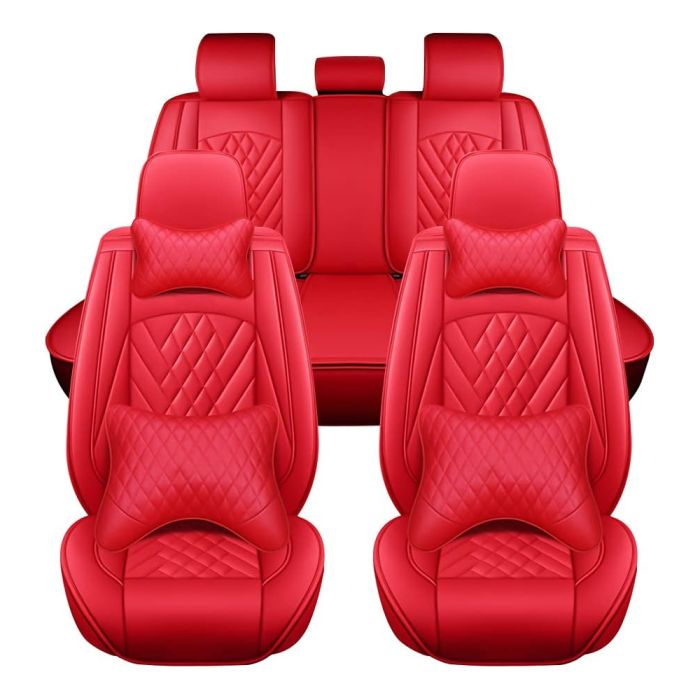 Car Seat Cover - Red