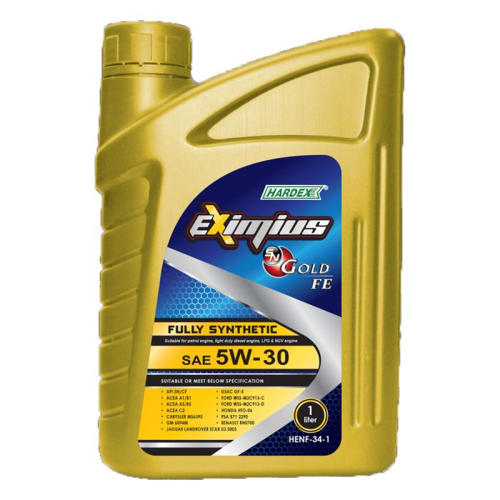 HARDEX GOLD Full Synthetic motor oil SAE 5W-30 1L - FS-34-5-SNF