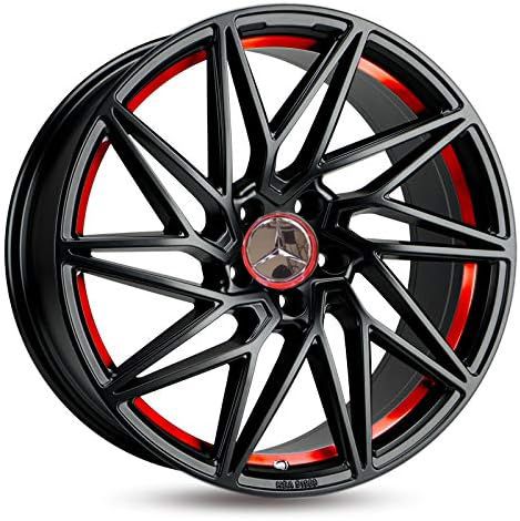 Alloy Wheel Rims (Silver Black-Red) - AWR-1500SBR
