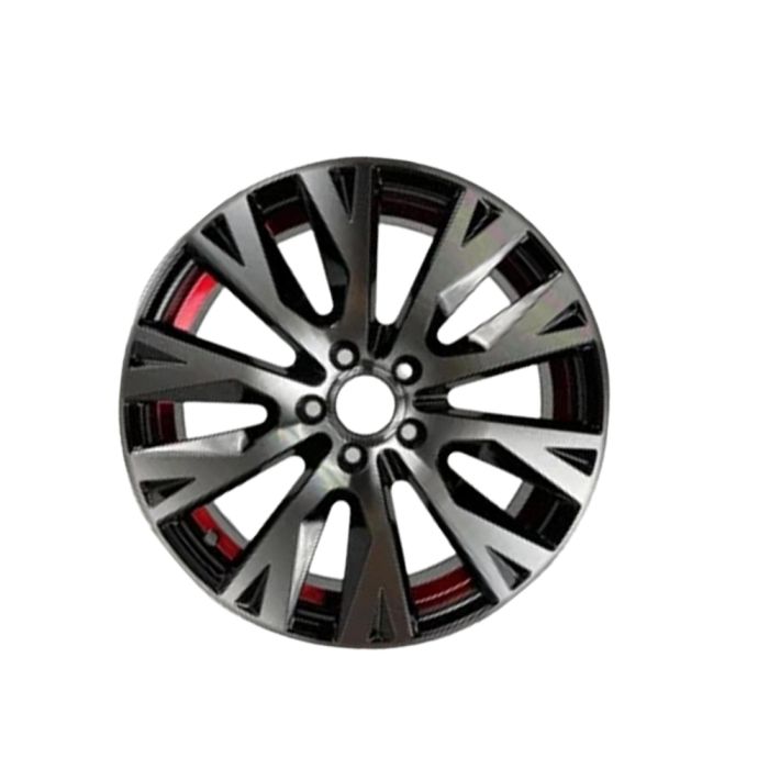 Alloy Wheel Rims (Silver Black-Red) - AWR-0020SBR