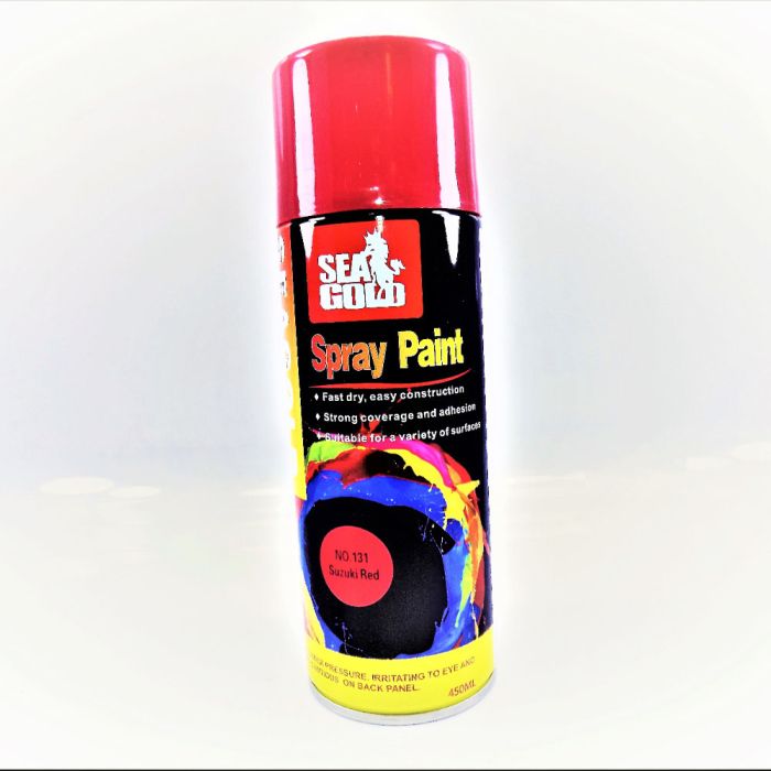 Sea Gold Spray Paint (Suzuki Red) - 450ml