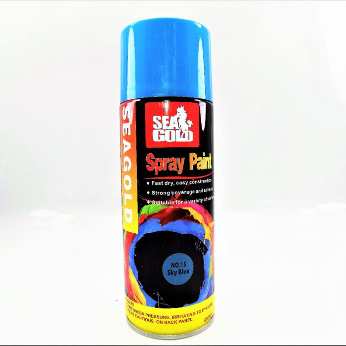 Sea Gold Spray Paint  (Sky Blue) - 450ml 