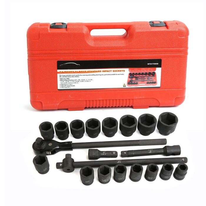 Heavy Duty Impact Socket 3/4Inch (Set)- D118S790