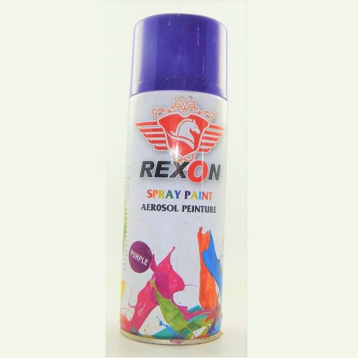 Rexon Spray Paint (Purple Aerosol Peinture 400ml) - A405
