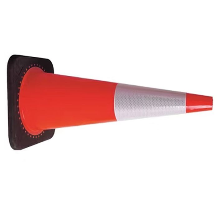 Traffic Reflective Rubber Safety Cone (50cm) - 5316649