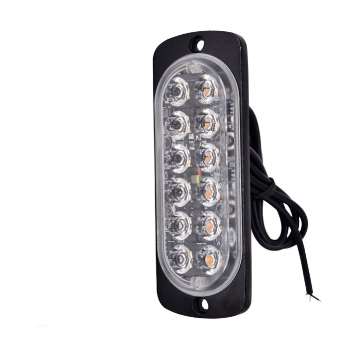 Universal Fog Lamp 12 Leds with Police Lamp - UFLP12