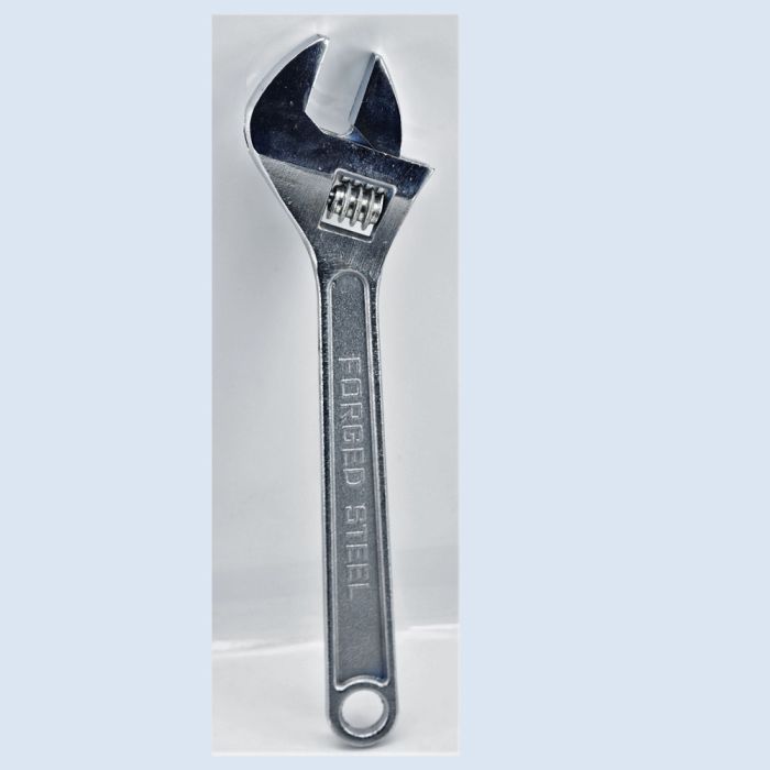 12 Shifting Wrench Spanner Silver - SWP-012