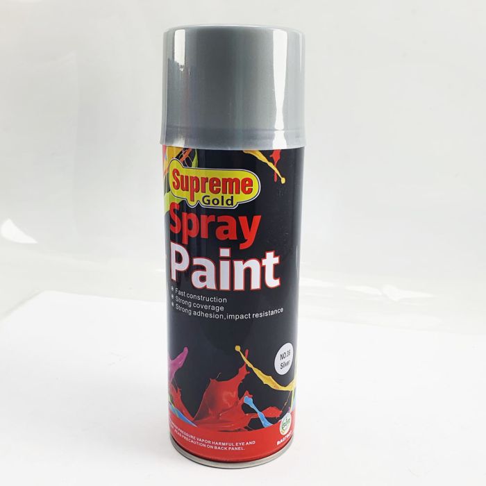 Supreme Gold Spray Paint (Silver) - NO36