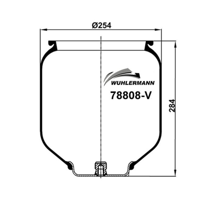 Rolling Lobe Air Springs - 78808-V-1