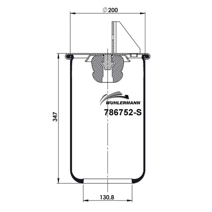 Service Assembly (Without Piston) - 786752-S