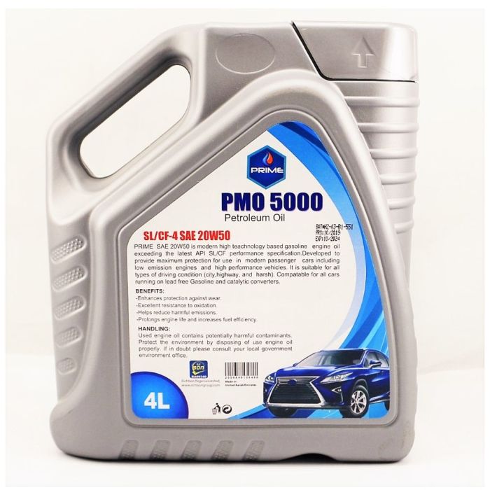 PMO 5000 Engine Oil (4 litres) SAE - 20W50