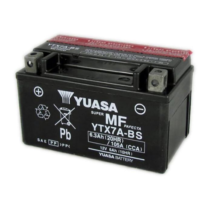 Motorcycle Battery (12v 6.3Ah) - YTX7A-BS