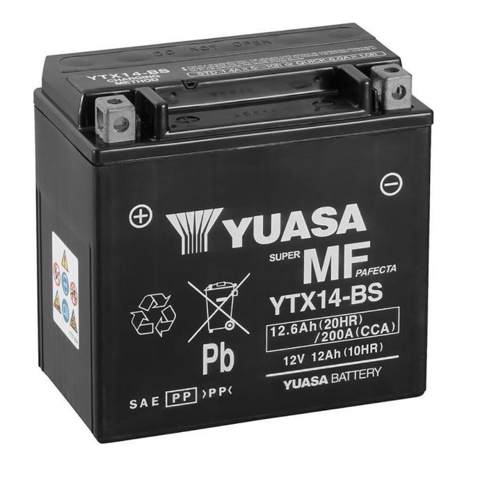 Motorcycle Battery (12v 12Ah) - YTX14-BS